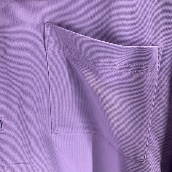 Island Passport Lavender Button Up‎ Shirt 6XLT Rayon Blend Casual Travel - Picture 5 of 9